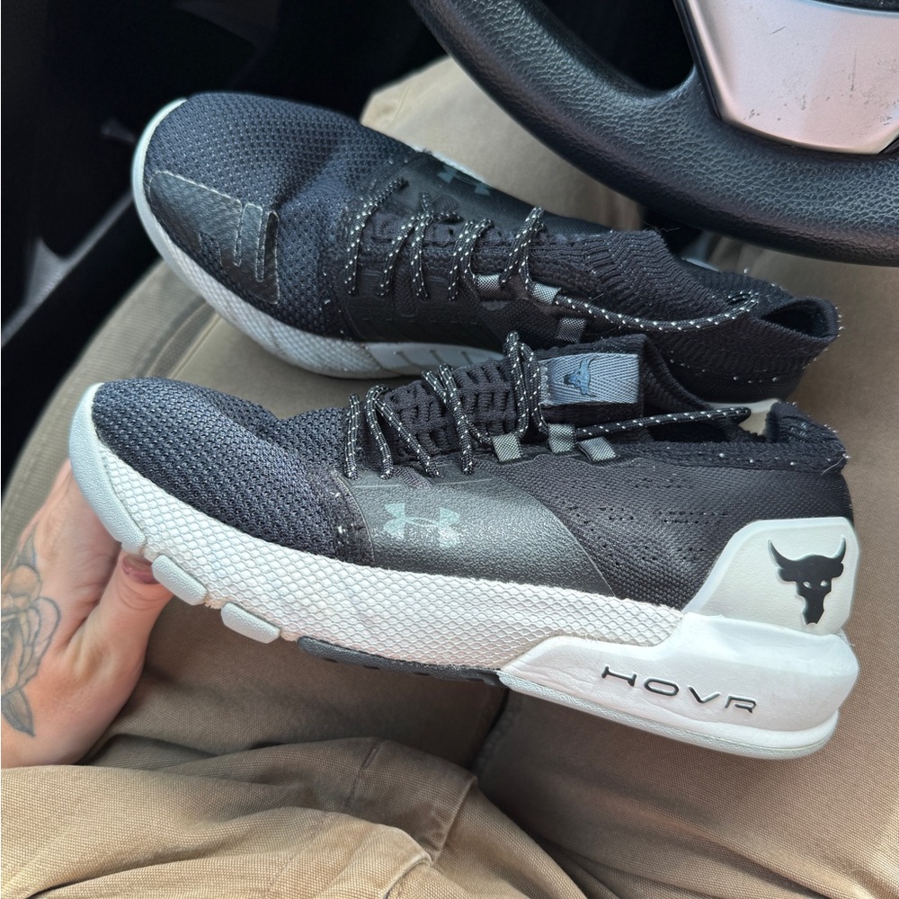 Under Armour Black and Gray HOVR Shoes